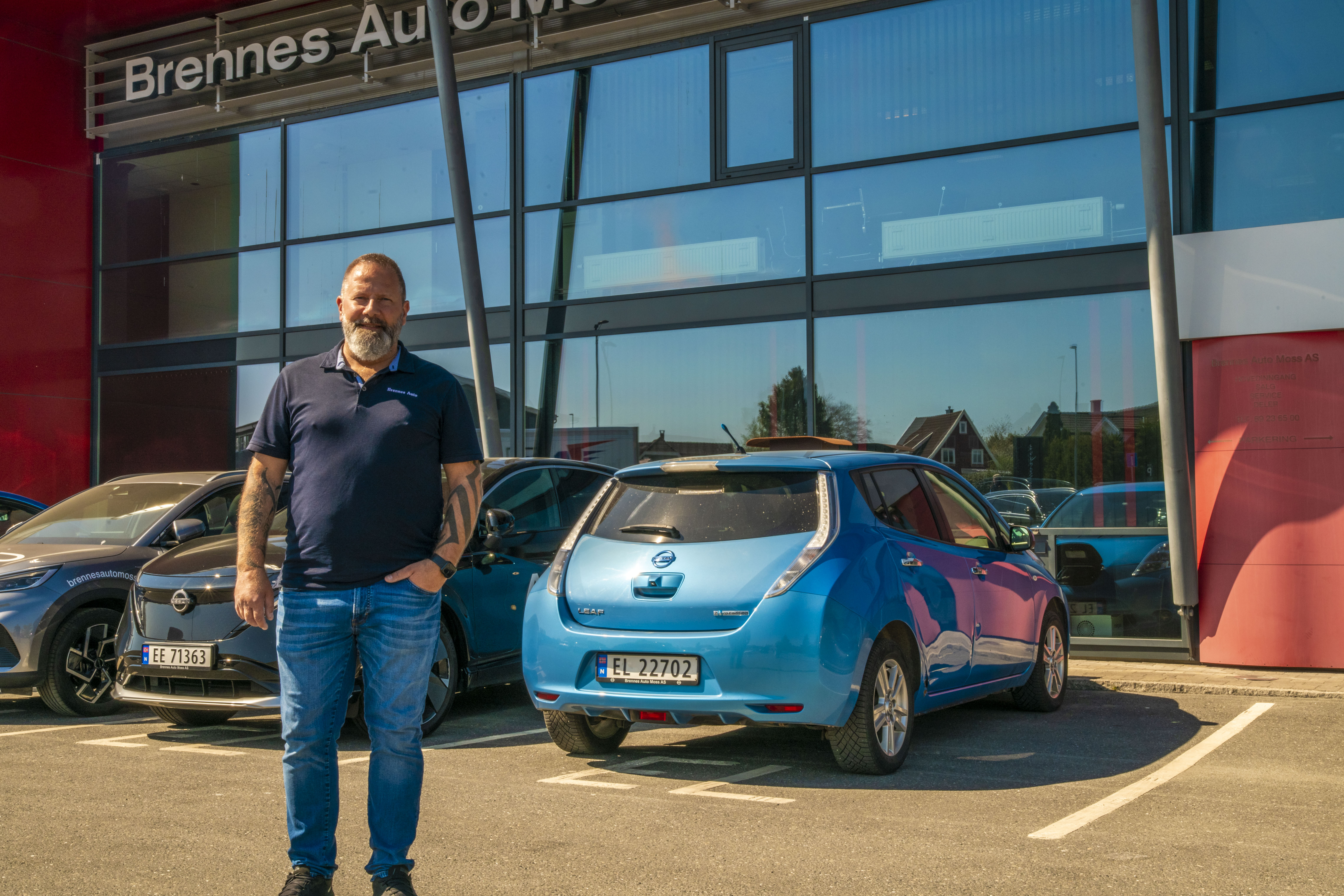 Brennes Auto på Høyda i Moss satser på grønn energi og solceller